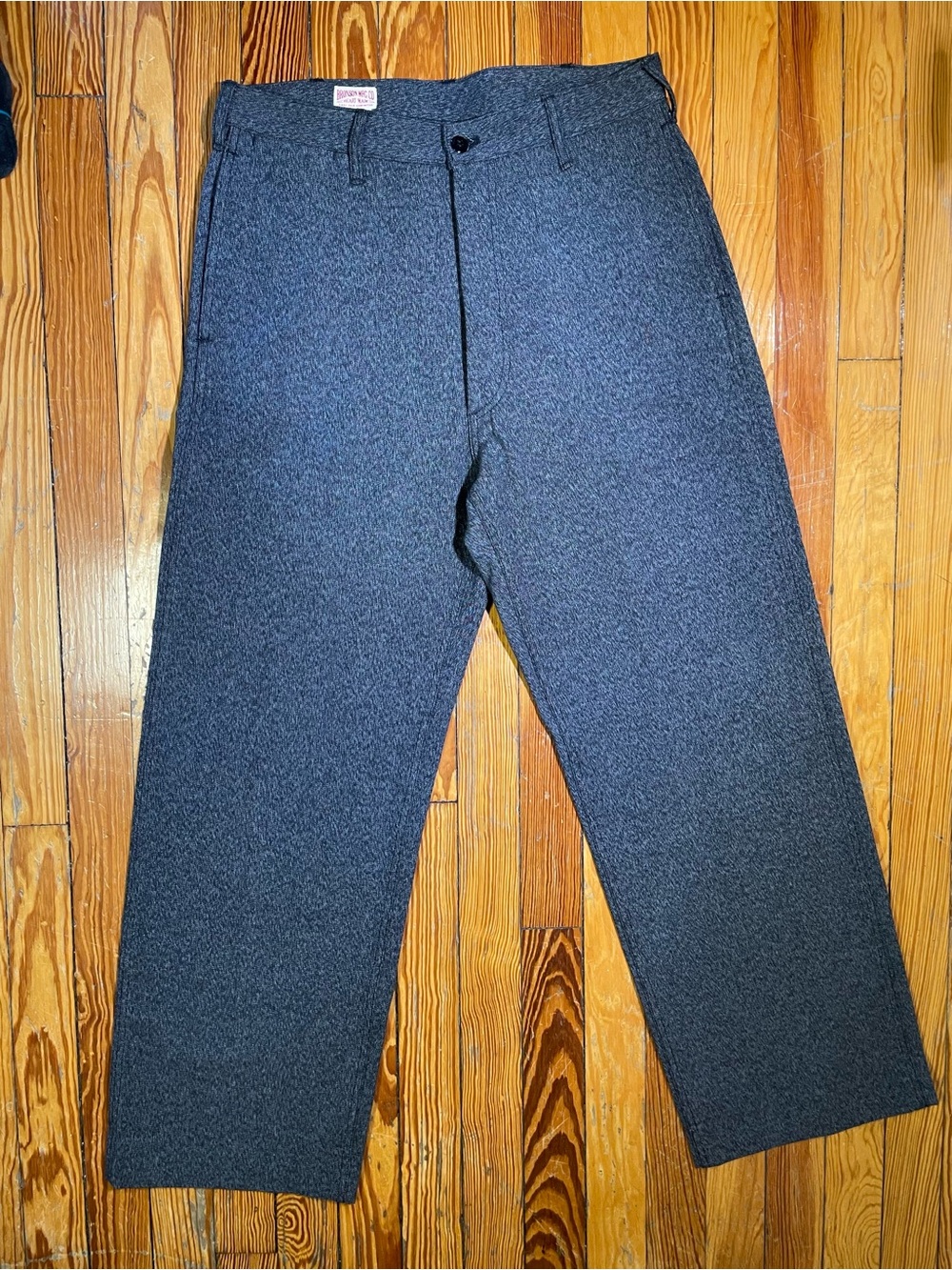 Like New Bronson Mfg Co Salt & Pepper Covert Cloth Trousers